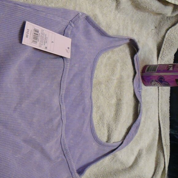 Women's Ribbed Halter Top - Wild Fable Lilac Juniors Sizes - Picture 13 of 13